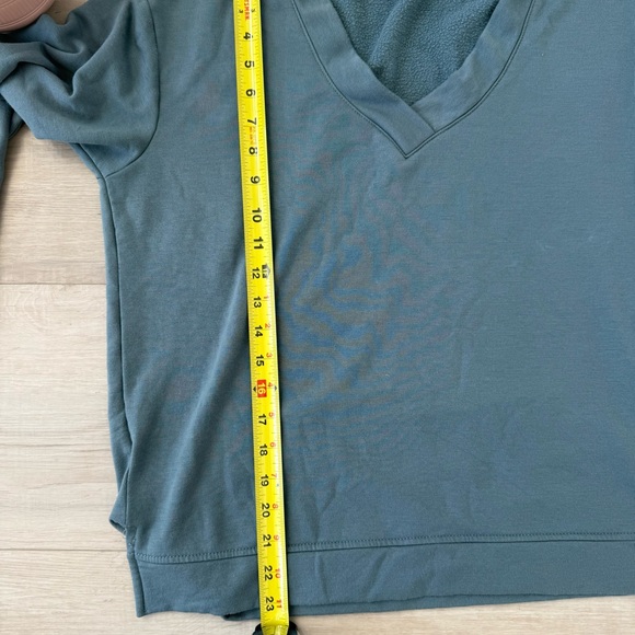 Orvis women’s small super soft cozy classic collection, long sleeve top teal - Picture 5 of 5